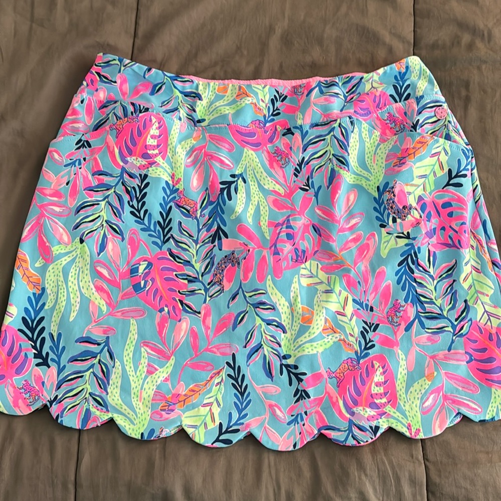 Lilly Pulitzer Luxletic Scallop Skirt